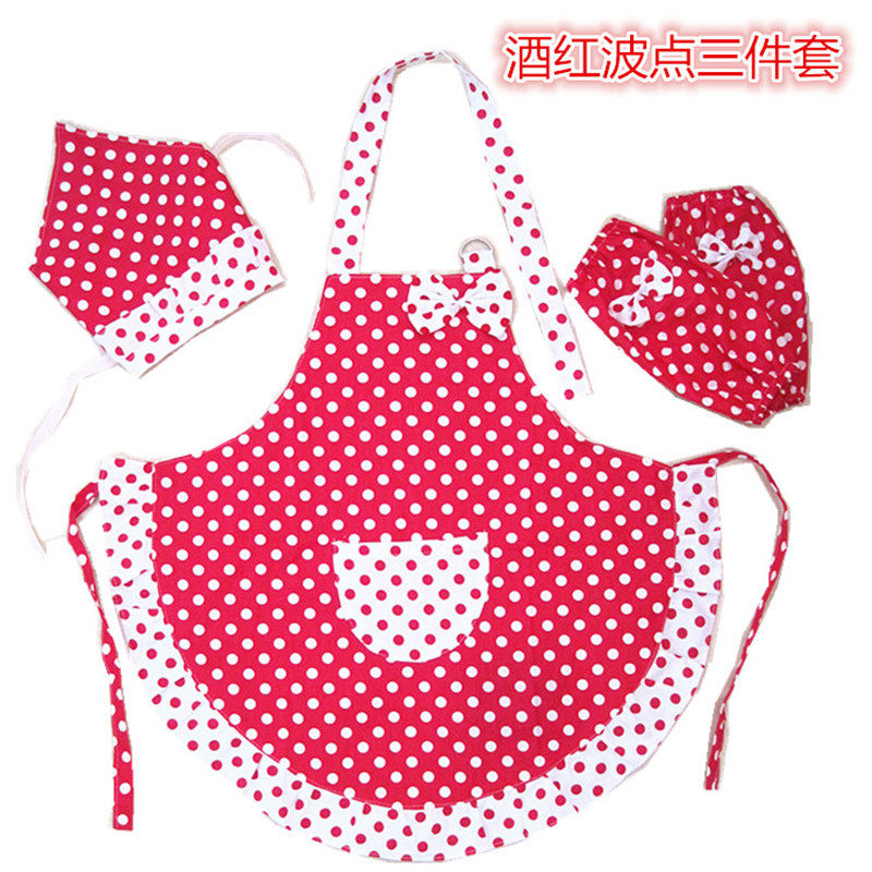 亲子美术风游戏过家家表演服围裙