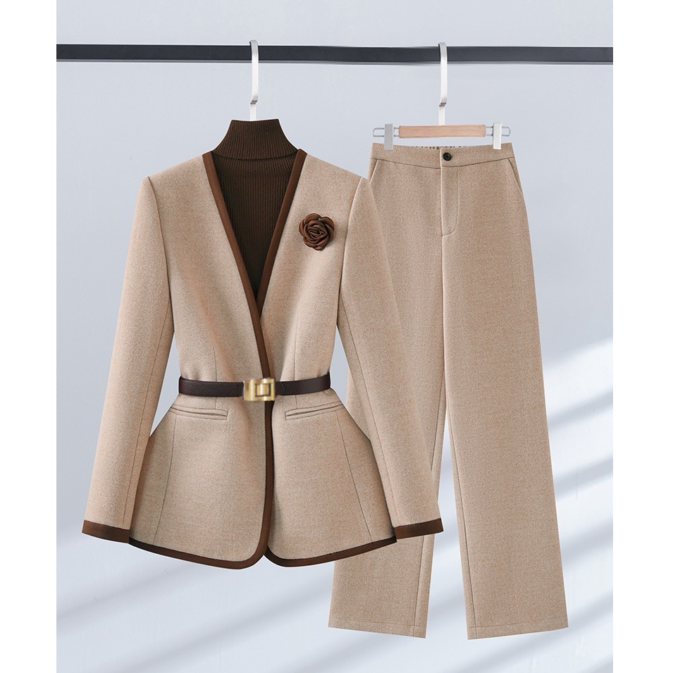〈纪朵研〉1511韩版时尚套装休闲女神范小西装
