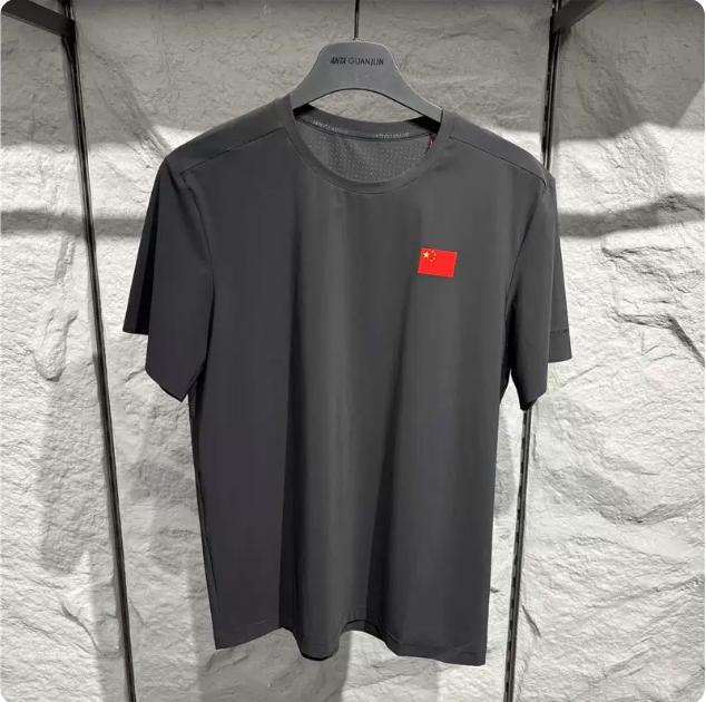 安踏冠军全天候2026夏款冰肤科技消臭功能男短袖针织衫 152620113