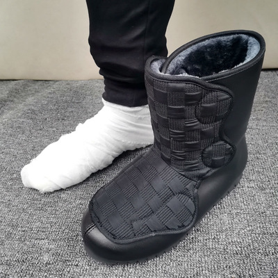 脚肿糖尿足鞋冬季加肥加宽防水