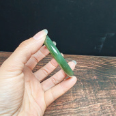 送证书和田玉青白玉手镯玉镯子55mm精品细腻保真女神国风青青子衿