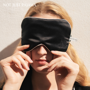 Not Just Pajama Timeless经典系列撞色22姆米真丝眼罩