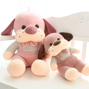 Soft Down Cotton Puppy Đồ chơi sang trọng Bow Tie Bib Dog Doll Cô gái dễ thương Ragdoll Hoạt động Quà tặng - Đồ chơi mềm