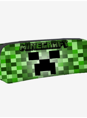 新款MC我的世界游戏周边学生文具袋大容量学生拉链笔袋苦力怕