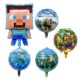 游戏周边18寸我 史蒂夫异形卡通动漫游戏铝膜气球 世界mincraft