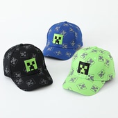 游戏儿童我 世界刺绣棒球帽小孩嘻哈平沿帽卡通游戏鸭舌帽遮阳帽