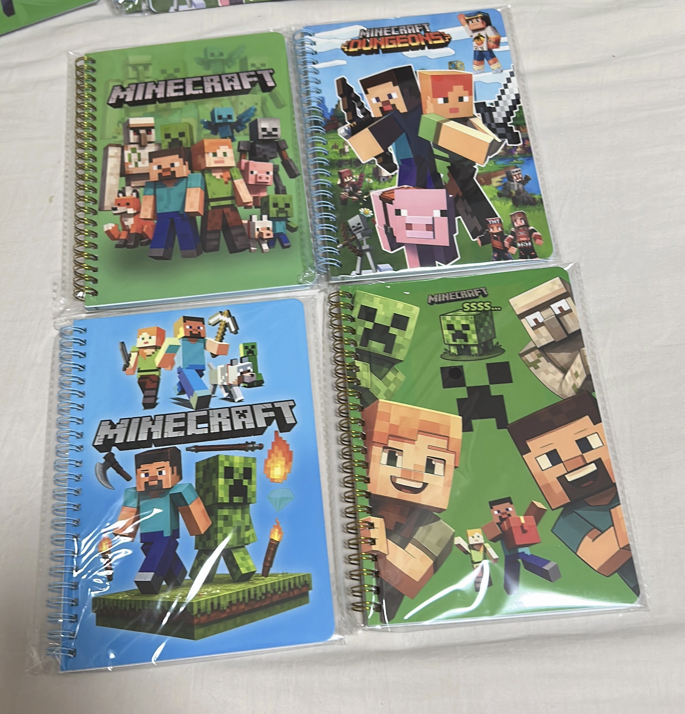 游戏周边我的世界A5线圈本单行彩色笔记本学生手账本学生文具32K图片