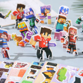 拼装 玩具礼品 积木小颗粒世界玩具兼容乐高积木人公仔批发人仔拼装