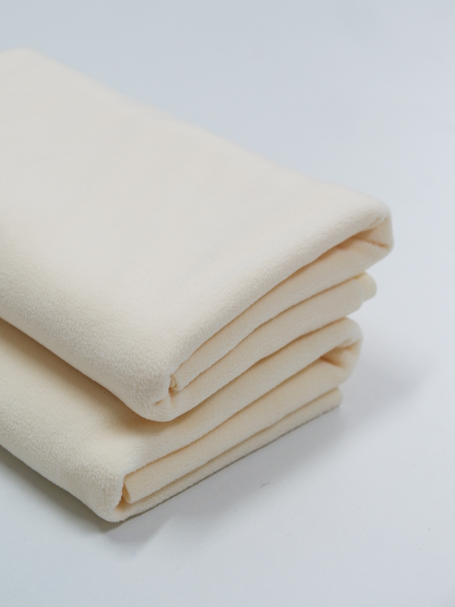 米黄单面摇粒绒布料里料