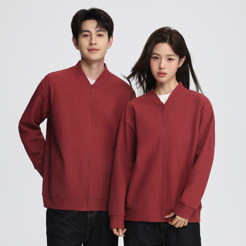 棒球服卫衣工作服定制logo手机店长袖印字公司外套秋冬款团体服装