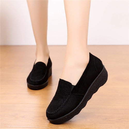 春秋老北京布鞋女单鞋工作软底