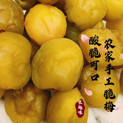 农家脆梅爽口手工新鲜腌制潮汕