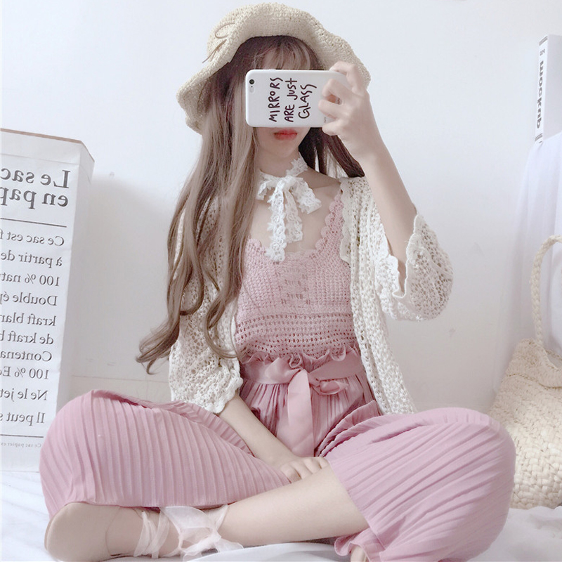 ÏÄװпîÅ®×°º«°æ·ÀɹÕëÖ¯ÉÀ+±³ÐİٴîÀ«ÍÈ¿ãÐÝÏÐʱÉÐÌ××°Èý¼þÌ×