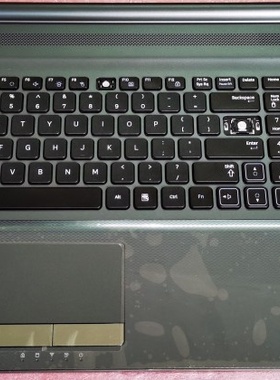 适用三星 RC710 RC720 笔记本C壳 键盘 17.3″灰色网格  缺键帽