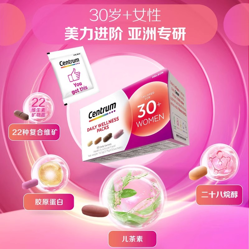 【交个朋友】善存海外进阶营养包女士30岁