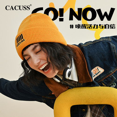 CACUSS针织帽户外个性情侣秋冬潮
