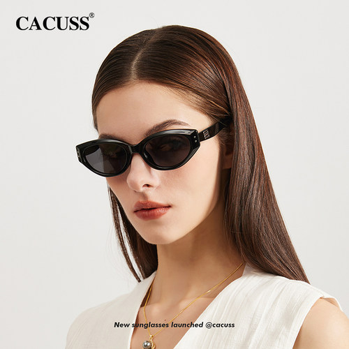 CACUSS猫眼高级感开车偏光墨镜女