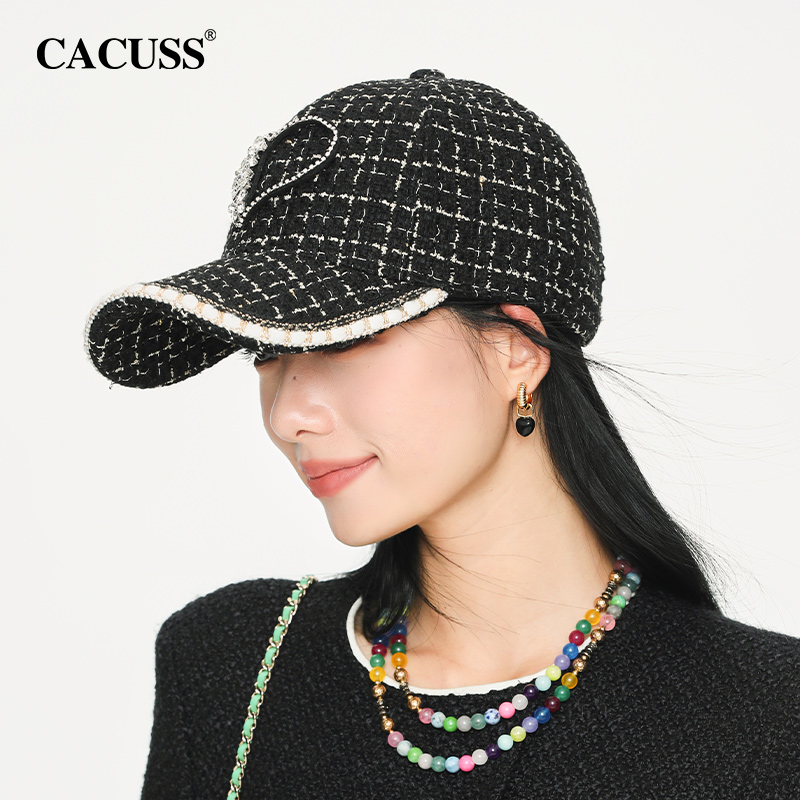 CACUSS小香风重工亮钻棒球帽