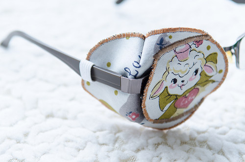 迷你卡通全棉儿童弱视手工眼罩