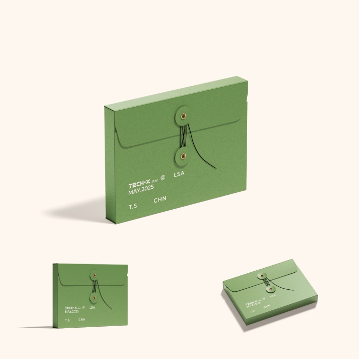 3角度高端提案展示PSD牛皮纸档案资料盒VI样机logo智能贴图mockup