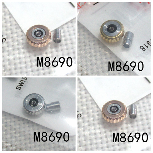 手表配件零件把头M8690表冠