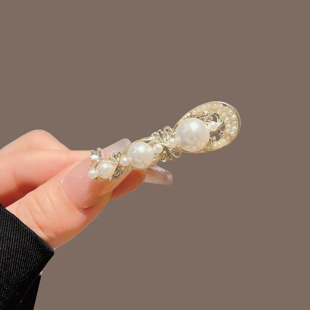 巴洛克风格珍珠发卡鸭嘴夹法式侧边发夹刘海碎发夹子仙女头饰发饰,饰品/流行首饰/时尚饰品新,发饰,淘宝优惠券,粉丝福利购,淘宝优惠卷