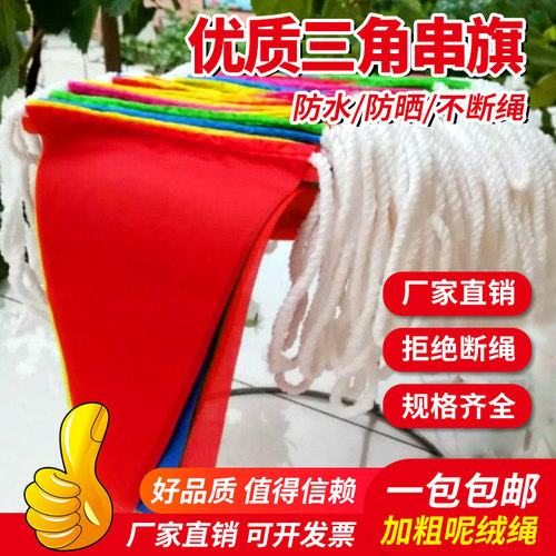 鹏飞九天彩旗三角旗串旗红旗