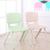 幼儿园椅子儿童靠背塑料课桌椅家用学习培训班成人彩色胶凳子加厚
