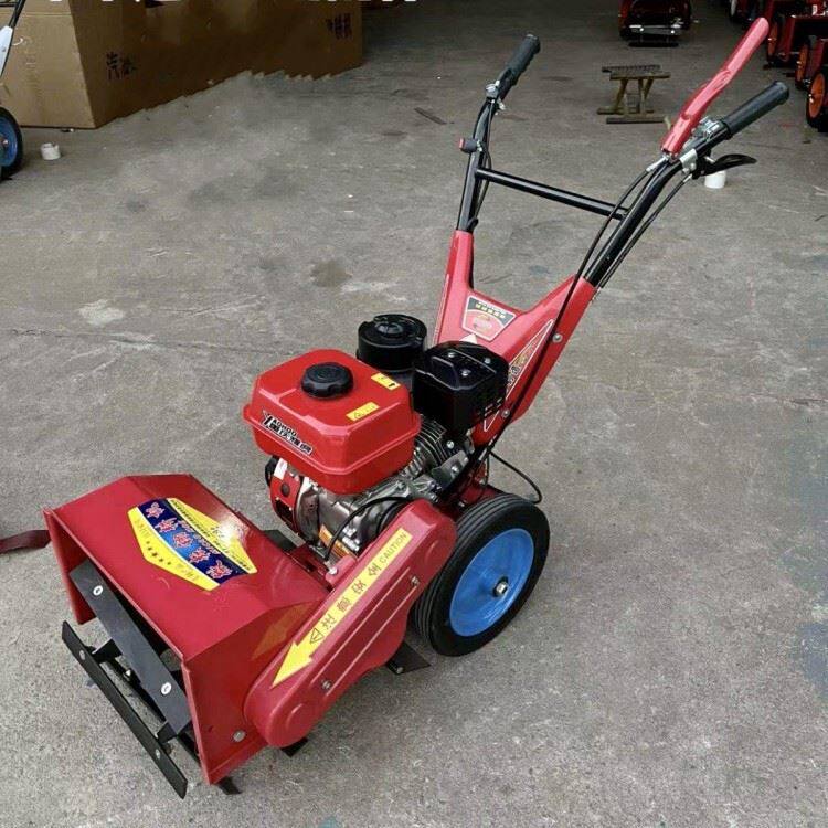 手推式农用割草机小型多功能汽油除草机茶园大棚旋耕翻土机开沟机