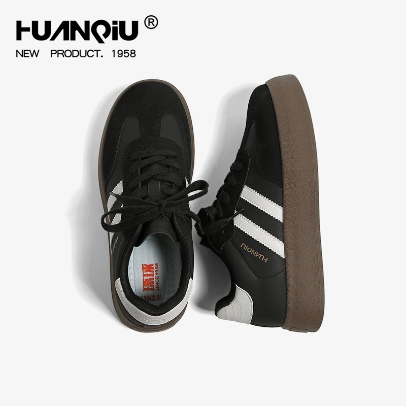 环球黑色阿甘德训鞋男鞋厚底增高轻便软底透气防臭耐磨休闲运动鞋,流行男鞋,德训鞋,淘宝优惠券,粉丝福利购,淘宝优惠卷