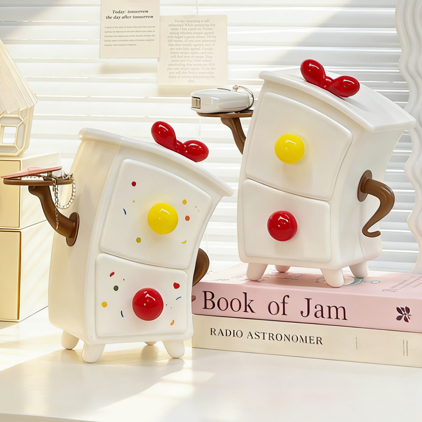 儿童发饰收纳盒桌面大容量女生皮筋头绳发圈发夹抽屉式杂物整理盒,收纳整理,桌面收纳盒,淘宝优惠券,粉丝福利购,淘宝优惠卷