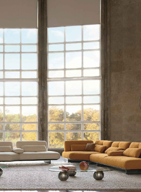 法国Roche Bobois沙发设计师复刻罗奇堡PROPOS客厅布艺组合皮沙发