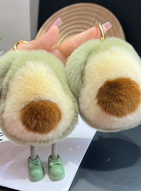 结婚伴手礼可爱獭兔毛牛油