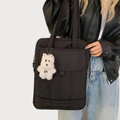 14寸手提电脑包15寸笔记本电脑包平板收纳包可套拉杆箱 韩国单肩电脑包多用通勤包ipad防护包13.3 新款 竖版