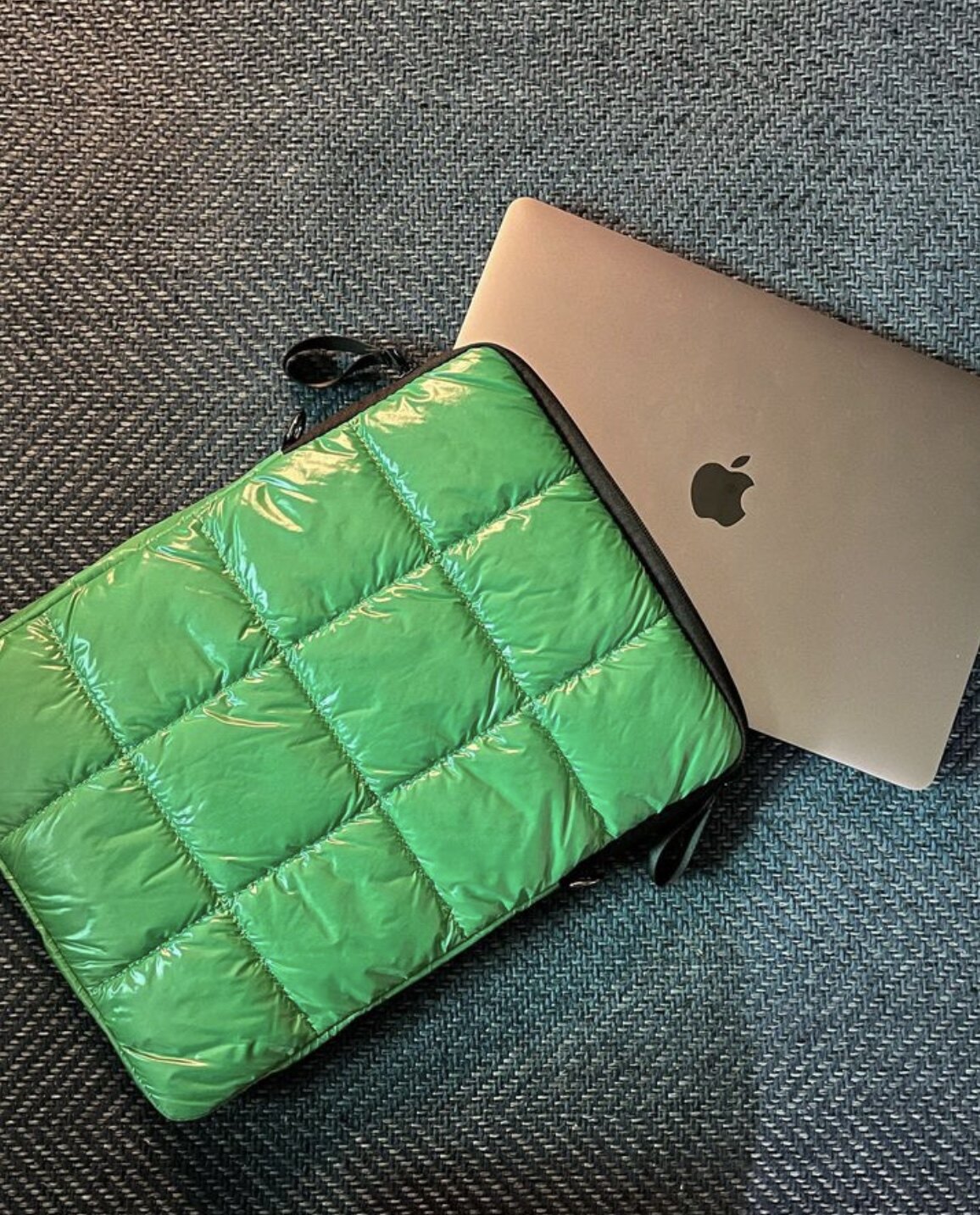 韩版纯色棉服包ipad11寸平板电脑收纳包14/15寸竖版笔记本电脑包
