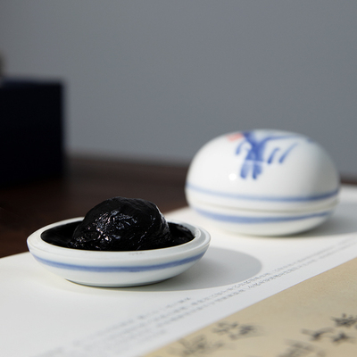 西泠印社黑色印泥书画专用