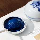 盖章用拓印国画老式 西泠印泥 蓝色印泥专业书画书法篆刻印章西冷色宣专用礼盒锦盒彩色手工刻字落款 印尼礼物