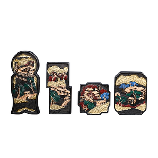 【西泠印社】国家非遗西湖十景收藏古墨清朝墨版程君房墨条墨块油烟墨徽墨手工陈墨书画专用书法礼物杭州送礼