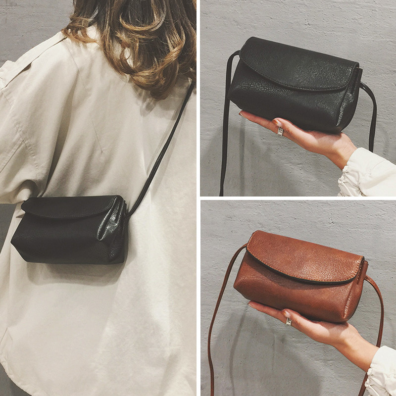 CaringKleing今年新款真皮手机包百搭气质迷你小方包休闲时尚女包