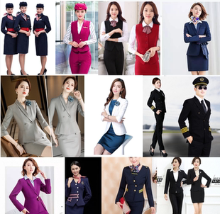 出租面试职业套装机长空姐空少机师演出服会议主持主播OL职业套裙