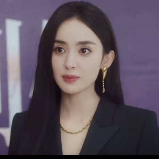 恋恋红尘娜扎送星辰同款耳环项链套装