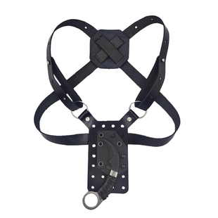 隐蔽式贴身肩套背带刀套搭载板背带植鞣皮革Bastinelli巴斯蒂内利