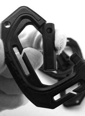 大D扣登山扣外挂D型扣莫利扣背包扣钥匙挂钩EDC工具户外挂扣快挂