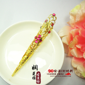 清朝古装配饰 甄嬛传 清代皇后妃子格格指甲饰品 护甲 金指甲