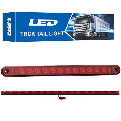 12V汽车领航灯LED高亮越野刹车尾灯皮卡高位刹车灯条侧边防雾防水