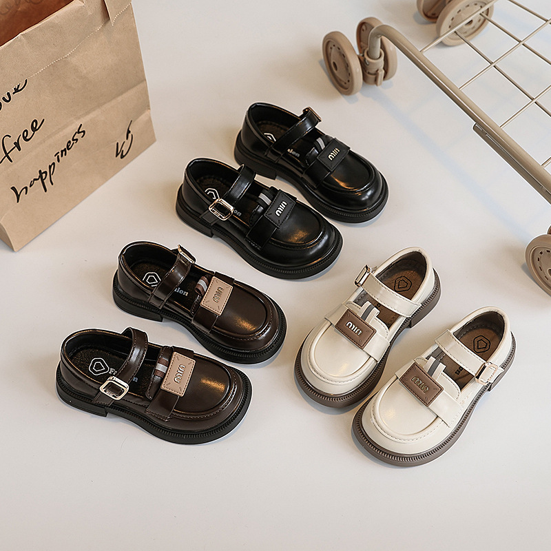女童英伦风小皮鞋2025春秋季新款软底玛丽珍公主儿童休闲厚底百搭