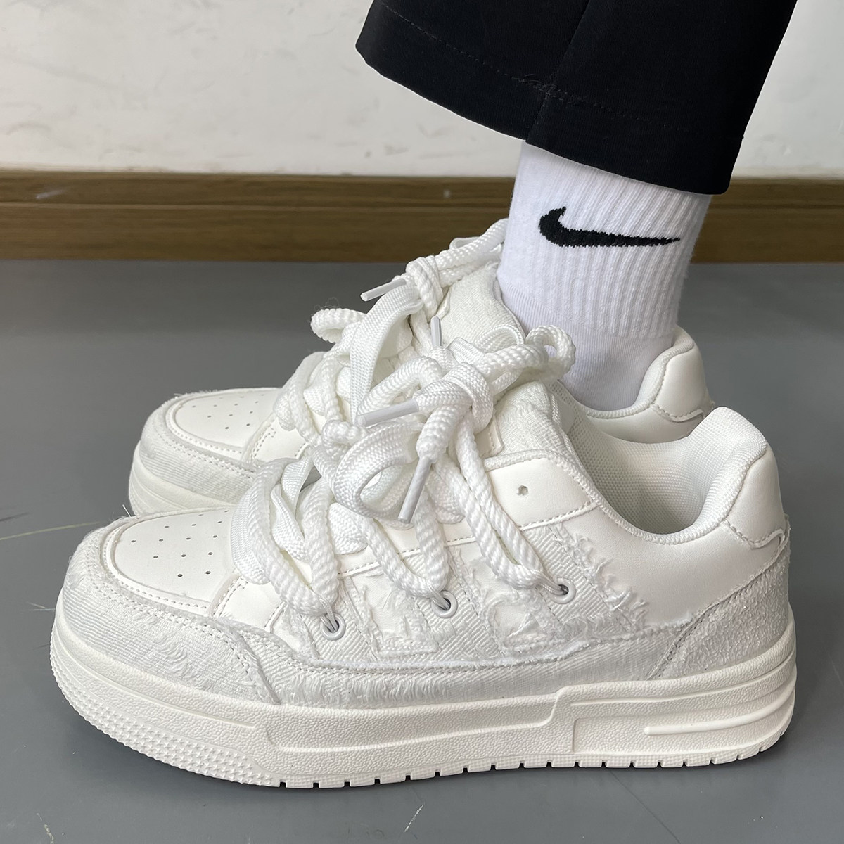 男鞋ins潮牌复古休闲板鞋小白鞋