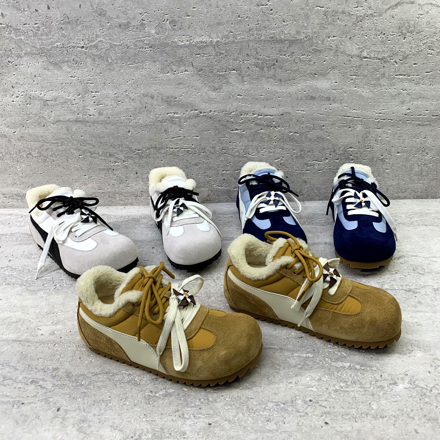 内增高绒里系带保暖棉鞋休闲鞋