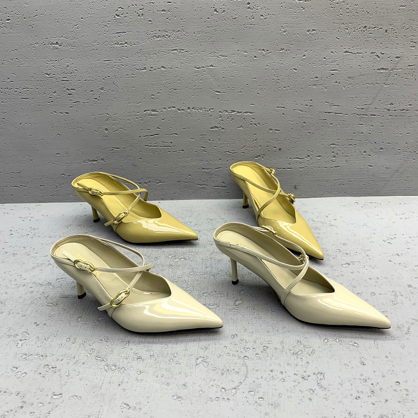 欧货2026春夏新款真皮女鞋绑带尖头小众轻奢时尚高跟凉拖女外穿潮