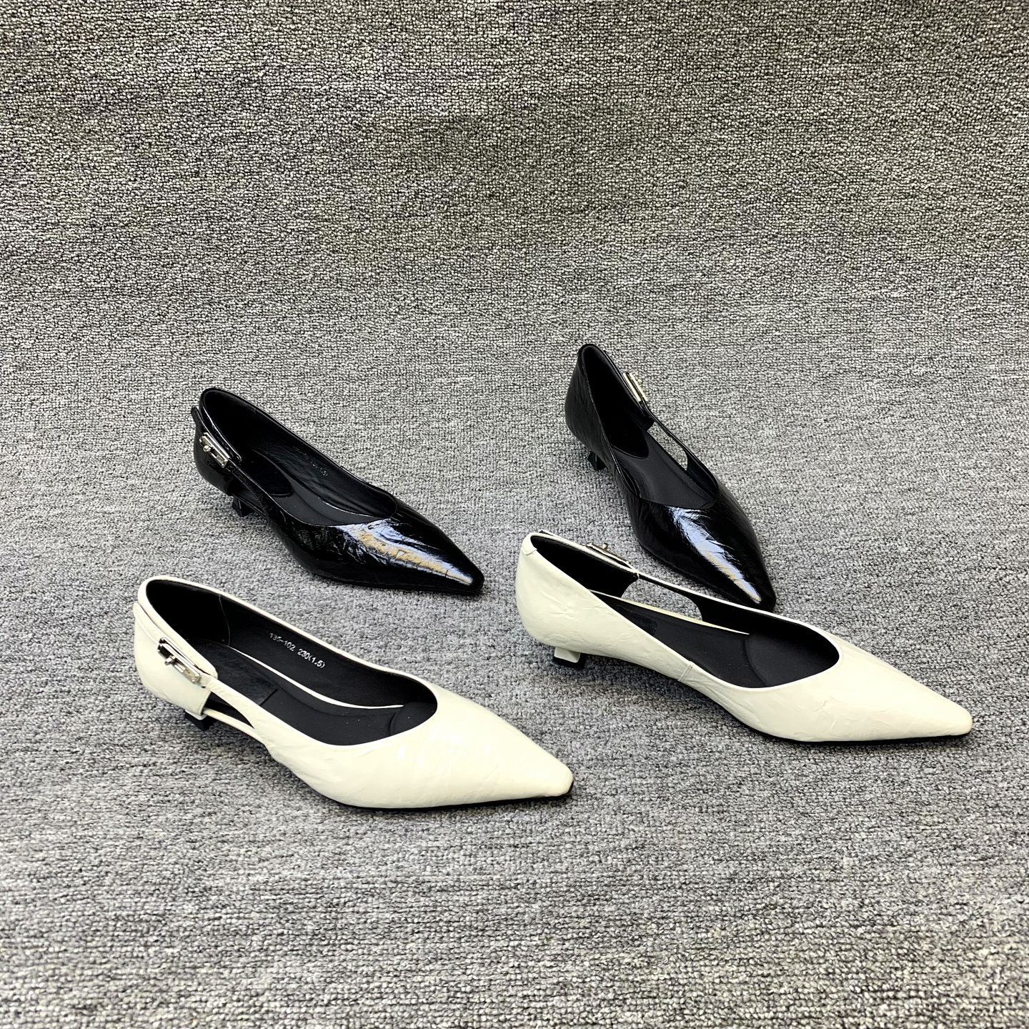 欧洲站女鞋2026春季新款欧货真皮手抓浅口侧空尖头小细跟高跟鞋女,女鞋,浅口单鞋,淘宝优惠券,粉丝福利购,淘宝优惠卷